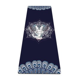 nuveti Yoga Mat Print Extra Thick TPE Non Slip Fitness Exercise Mat with Carrying Bag,72x24 Extra Thick 6MM Exercise & Workout Mat for Yoga, Pilates Fitness and Floor Exercises