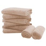 Spotted Play 8 Pack Burp Cloths for Baby - 20\'\' by 10\'\' Ultra Absorbent Coral Fleece Burping Cloths, Newborn Towel - Milk Spit Up Rags - Brown, 8 Piece Set