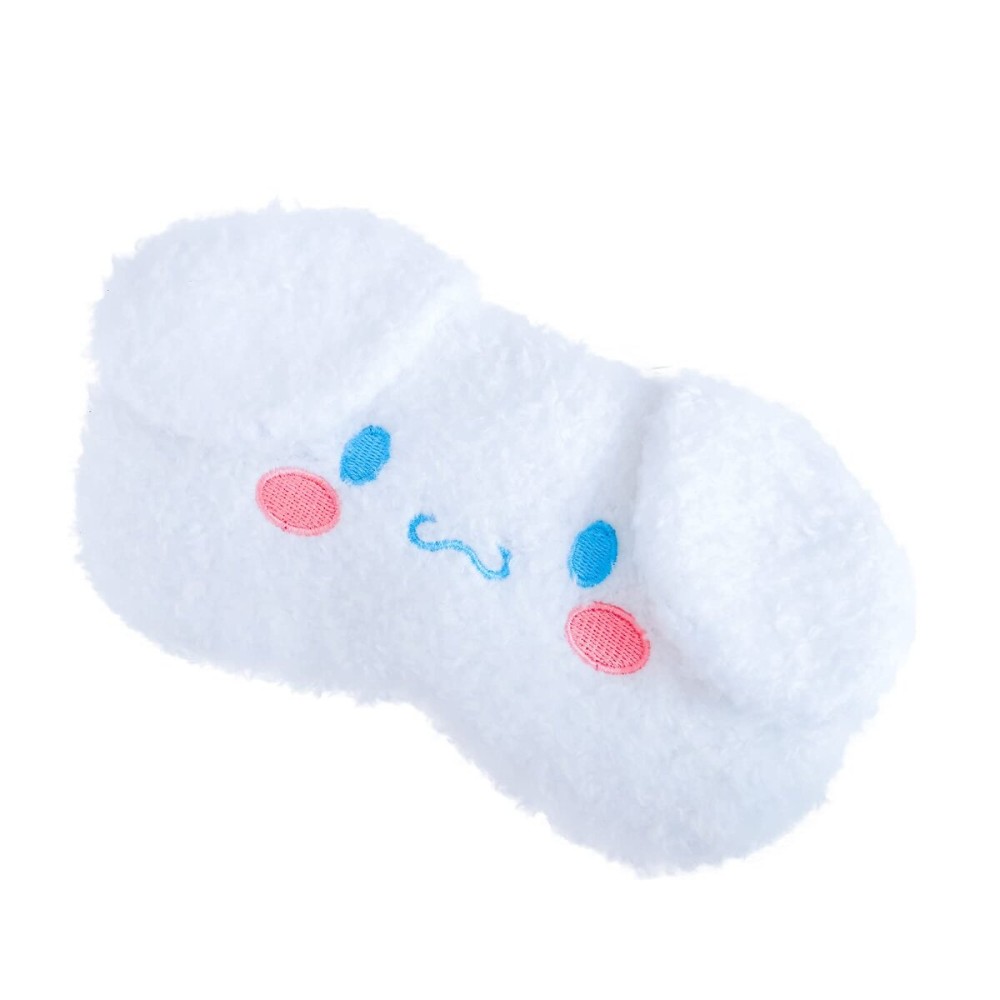 Cute Animal Sleeping Mask Soft Plush Blindfold Cute Rabbit Panda Koala Eye Cover Eyeshade for Kids Teens Girls Women (Dog White)