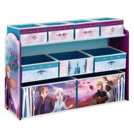 Disney Frozen Deluxe 9 Bin Design and Store Toy Organizer by Delta Children, Greenguard Gold Certified