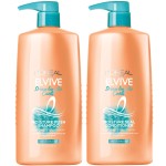L\'Oreal Paris Elvive Dream Lengths Curls Shampoo and Conditioner 2PK, Paraben-Free with Hyaluronic Acid and Castor Oil. Best for wavy hair to curly hair, 1 kit