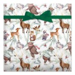 Current Christmas Wrapping Paper Rolls, Forest Friends Premium Holiday Gift Wrap, Jumbo 23-Inch x 32-Foot Roll, 61 Square Feet Total