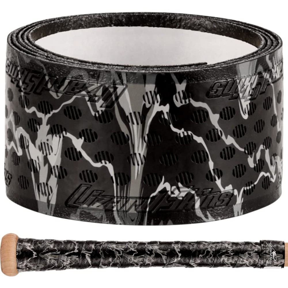 Lizard Skins DSP Ultra 1.1mm Bat Grip - Next-Gen Durasoft Polymer Baseball & Softball Bat Tape (Carbon Camo)