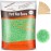 Yovanpur Hard Wax Beads for Brazilian Waxing, At Home Pearl Wax for Bikini, Face, Eyebrow, Legs - 300g (10 Oz) with 10 Wax Spatulas (Light Green-Aloe)