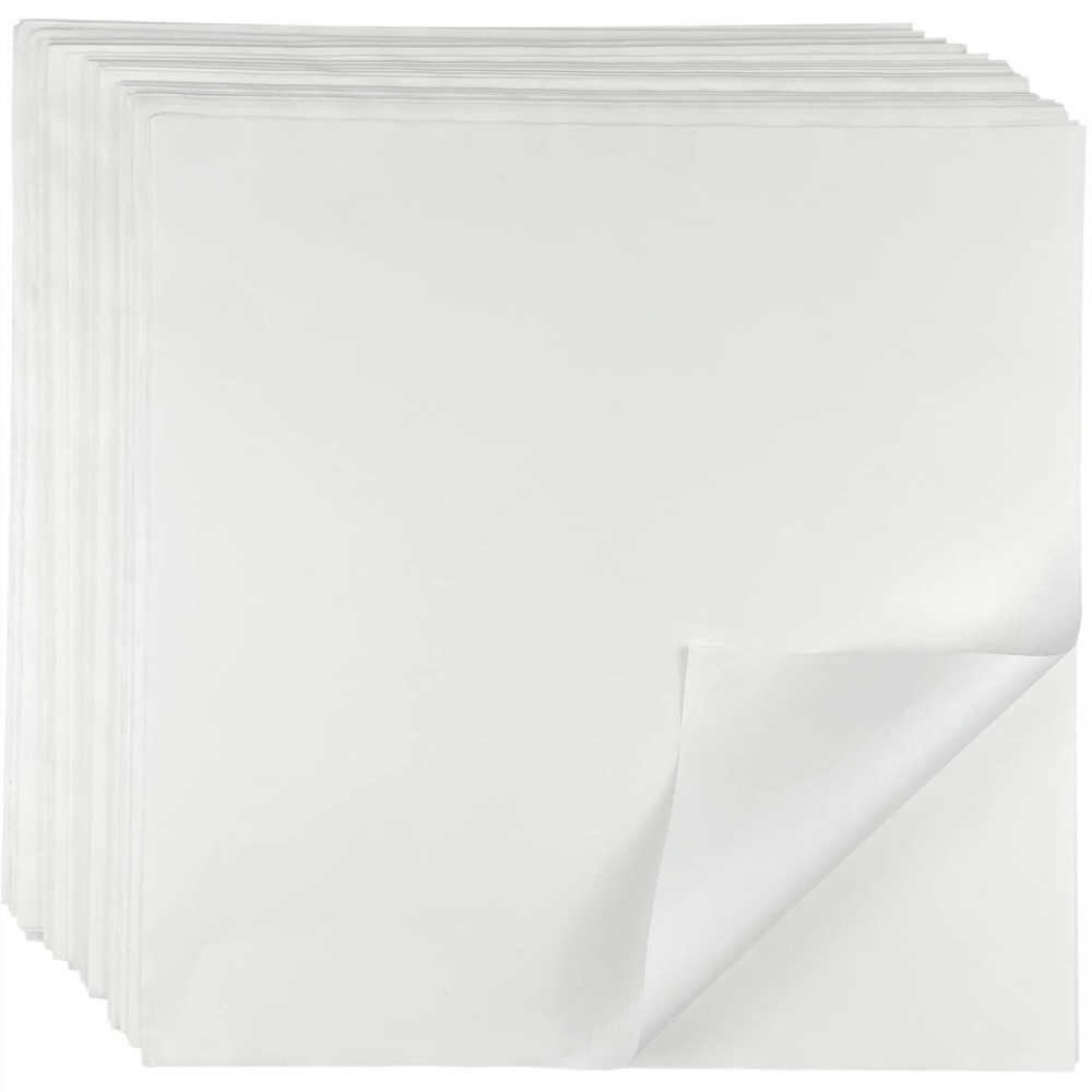 CAMKYDE Deli Paper Sheets 12 X 12 200PK, Grease Proof Sandwich Wrapping Paper (White)