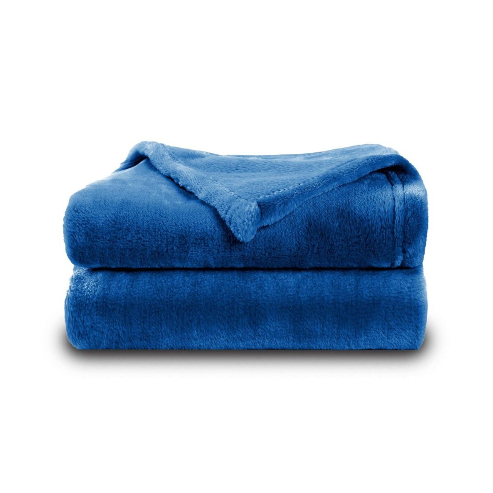 NANPIPER Baby Blankets, Super Soft Fleece Fuzzy Blanket for Toddler, Luxury Cozy Lightweight Microfiber Plush Blanket-Throw Size 30x40,Turquoise Blue