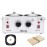 Professional Waxing Kit Wax Warmer Double Pot Wax Heater Machine for Hair Removal, Large Waxing Pot for Spa Salon Beauty Esthetician Home, with Adjustable Temperature Set, 50 Stick & 20 Collar(White)