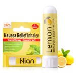 Hion Nausea Relief Inhaler-Lemon, 100% Natural Essential Oils Inhalers
