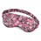 OLESILK 100% Natural Mulberry Silk Sleep Eye Mask Block Out Light, Fashion Printed Eye Mask Blindfold for Women Men Full Night Sleeping, Chic Eye Cover Eyeshade, Pattern 3