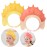 FUSACONY Baby Shower Cap Shield, Shower Cap for Kids, Visor Hat for Eye and Ear Protection for 0-9 Years Old Children, Cute Crown Shape Makes the Baby Bath More Fun (2 Pack)