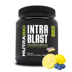NutraBio Intra Blast Bcaa Powder Amino Acid Supplement, Electrolyte & Hydration Blend, Intra, Pre Workout & Muscle Recovery, 20g Eaa Amino Acids Powder, 5g Glutamine- Blueberry Lemonade, 30 Serving