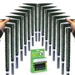 Alien Pros Golf Grip Wrapping Tapes (16-Pack) - Innovative Golf Club Grip Solution - Enjoy a Fresh New Grip Feel in Less Than 1 Minute (16-Pack, Black Cubic)