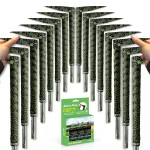 Alien Pros Golf Grip Wrapping Tapes (16-Pack) - Innovative Golf Club Grip Solution - Enjoy a Fresh New Grip Feel in Less Than 1 Minute (16-Pack, Black Clouds)