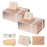 LIFELUM Large Gift Box 2 Pack 13.85 x 8.35 x 4.45 Rose Gold Gift Box with Magnetic Lid Bridesmaid Proposal Gift Boxes for Presents Contains Card, Ribbon, Shredded Paper Filler
