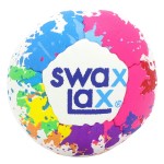 SWAX LAX Lacrosse Balls - Softer for Confidence-Building Practice and Training - Indoor and Outdoor Use - Regulation Size and Weight - Low Bounce and Low Roll (1 Ball, Splatter Design)