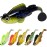 Gotour Weedless Soft Fishing Lures for Freshwater and Saltwater, Premium Pre-Rigged Jig Head Paddle Tail Swimbaits for Bass FishingJigs Fishing Bait for Crappie Trout Walleye, Amazing Fishing Gifts