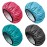 Aquior Shower Cap for Women Reusable, Extra Large Shower Cap for Men,Satin EVA Double Layer Waterproof Hair Cap For Long Hair, 4 Pieces