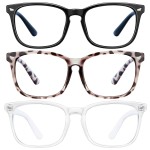 hunsquer Blue Light Glasses for Woman/Men Computer Blue Light Glasses