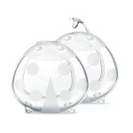 haakaa Ladybug Milk Collector 1.4oz/40ml 2pcs - Wearable Nursing Cups | Soft Breast Shells | Breastmilk Saver |Portable Letdown Catcher for Pumping On The Go Breastfeeding Moms, Protects Sore Nipples