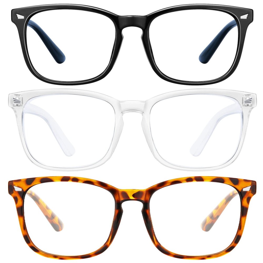 hunsquer Blue Light Glasses for Woman/Men Computer Blue Light Glasses