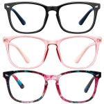 hunsquer Blue Light Glasses for Woman/Men Computer Blue Light Glasses