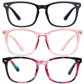 hunsquer Blue Light Glasses for Woman/Men Computer Blue Light Glasses