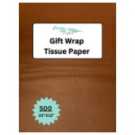 Ocean Tides 500 Sheets (14 x 20 Inches) Christmas Wrapping Paper - Gift Wrapping Tissue Paper Bulk for Crafts, Birthdays, & Holidays - Colored Tissue Papers for Gift Bags & Decorations, Brown