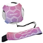 Sportout Soccer/Volleyball Training Equipment Aid, Solo Soccer Trainer, Football Accessories with Adjustable Waist Belt for Kids Adults