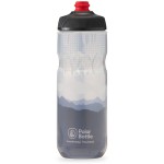 Polar Bottle Breakaway Insulated Water Bottle - BPA Free, Cycling & Sports Squeeze Bottle (Dawn to Dusk - Charcoal & White, 20 oz)