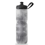 Polar Bottle Sport Insulated Water Bottle - BPA-Free, Sport & Bike Squeeze Bottle with Handle (Fly Dye - Monochrome, 20 oz)