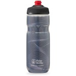 Polar Bottle Breakaway Insulated Water Bottle - BPA Free, Cycling & Sports Squeeze Bottle (Jersey Knit - Charcoal, 20 oz)