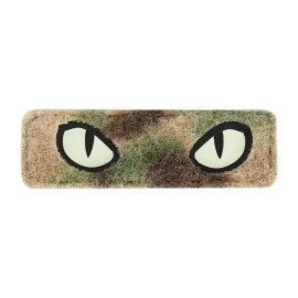 M-Tac Cat Eyes Soft Patch - Tactical Morale Patch for Military Gear - Army Combat Hook and Loop Patches (Multicam/GID)