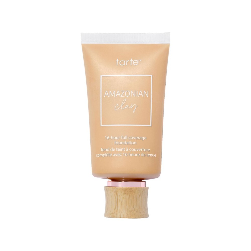 tarte Amazonian clay 16-hour Full Size coverage foundation - Matte Finish Foundation with Amazonian Clay & Vitamin E for Hydration & Smooth Looking Skin, Vegan & Cruelty Free