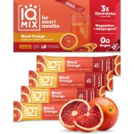 IQMIX Hydration Electrolyte Powder - 4-in-1 Formula for Hydration, Mental Clarity, Mood and Recovery - Sugar-Free Drink Mix, Keto, Magnesium L-Threonate, Lions Mane - 20 Count Blood Orange