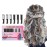 MSDADA New Hair Chalk Comb Temporary Hair Color Dye for Girls Kids with Light Color Hair, Washable Hair Chalk for Girls Age 4 5 6 7 8 9 10 Birthday Cosplay DIY, Christmas, New Year (Black & White)
