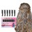 MSDADA New Hair Chalk Comb Temporary Hair Color Dye for Girls Kids with Light Color Hair, Washable Hair Chalk for Girls Age 4 5 6 7 8 9 10 Birthday Cosplay DIY, Christmas,New Year (Black)