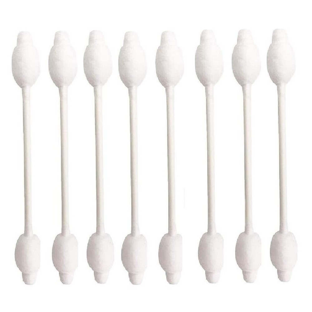 Baby Cotton Swabs, Organic Fragrance and Chlorine-Free Kids Safety Swabs, 100% Biodegradable Gentle Baby Qtips, Hypoallergenic Children Cotton Buds|4 Packs of 56 Swabs (224 Total)