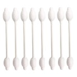 Baby Cotton Swabs, Organic Fragrance and Chlorine-Free Kids Safety Swabs, 100% Biodegradable Gentle Baby Qtips, Hypoallergenic Children Cotton Buds|4 Packs of 56 Swabs (224 Total)