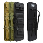 RUBY.Q 32/37/46 Rifle Bag, Black/Khaki/Green Tactical Long Rifle Backpack, Portable Shotgun Case for Firearm Storage and Transportation, Suitable for Outdoor Hunting Shooting (37 Black)