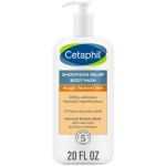Cetaphil Body Wash, Smoothing Relief Exfoliating Body Wash, Mildly Exfoliates To Smooth Rough, Textured Skin, 24 Hour Dryness Relief, For Sensitive Skin, 20 oz