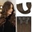 UGOTRAYS Medium Brown Clip in Hair Extensions Real Human Hair, 70g 7pcs 18inch,Soft & Natural Straight Double Weft for Women 4 Chocolate Brown Human Hair Extensions