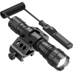 Feyachi FL11-MB Tactical Flashlight 1200 Lumen LED Weapon Light with Picatinny Rail Mount and Pressure Switch Included