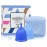 SHORDY Menstrual Cups Set of 2(Small+Large) with Box Soft Menstrual Cup & Flexible Period Cups for Women Upto 12 Hours Eco-Friendly & Safer Tampons Discs Pads Alternative Copa Menstrual (Blue)