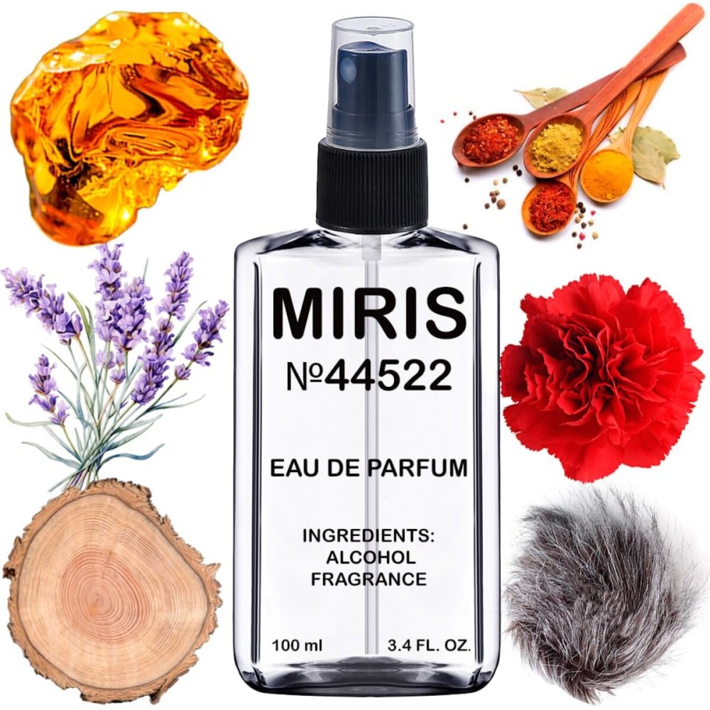 MIRIS No. 44522, Inspired by Musk, Long-Lasting Eau de Parfum for Men, Spray 3.4 Fl Oz / 100 ml