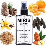 MIRIS No. 672, Inspired by Give Pi, Long-Lasting Eau de Parfum for Men, Spray 3.4 Fl Oz / 100 ml
