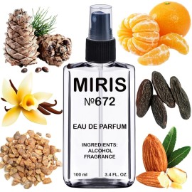 MIRIS No. 672, Inspired by Give Pi, Long-Lasting Eau de Parfum for Men, Spray 3.4 Fl Oz / 100 ml