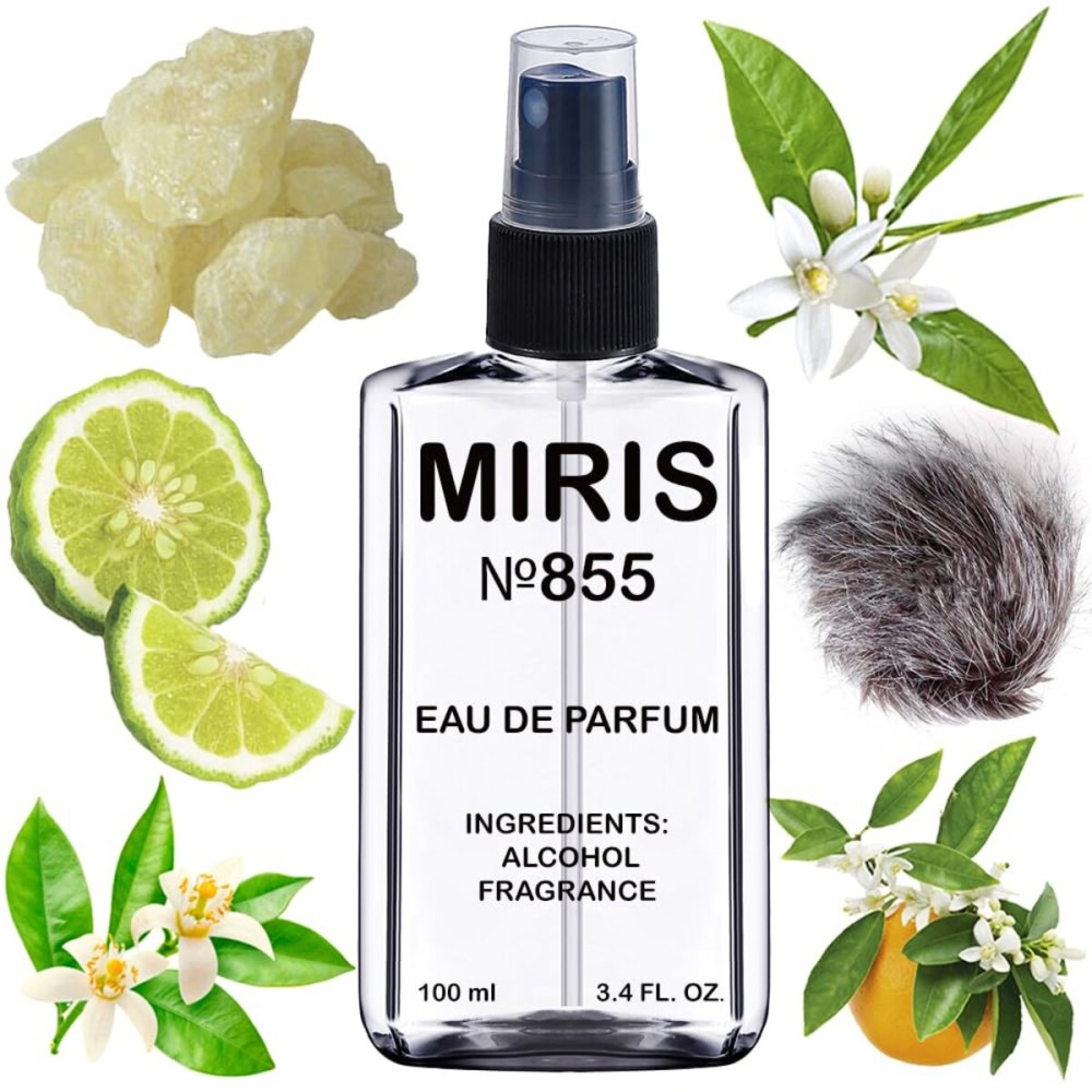 MIRIS No. 855, Inspired by Tm Cologne, Long-Lasting Unisex Eau de Parfum for Women & Men, Spray 3.4 Fl Oz / 100 ml