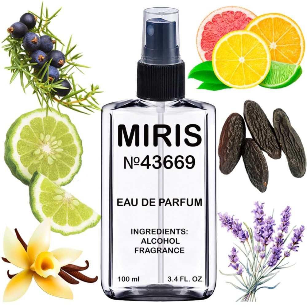 MIRIS No. 43669, Inspired by Blue Jeans, Long-Lasting Eau de Parfum for Men, Spray 3.4 Fl Oz / 100 ml
