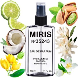 MIRIS No. 35243, Inspired by Soleil Blanc, Long-Lasting Unisex Eau de Parfum for Women & Men, Spray 3.4 Fl Oz / 100 ml