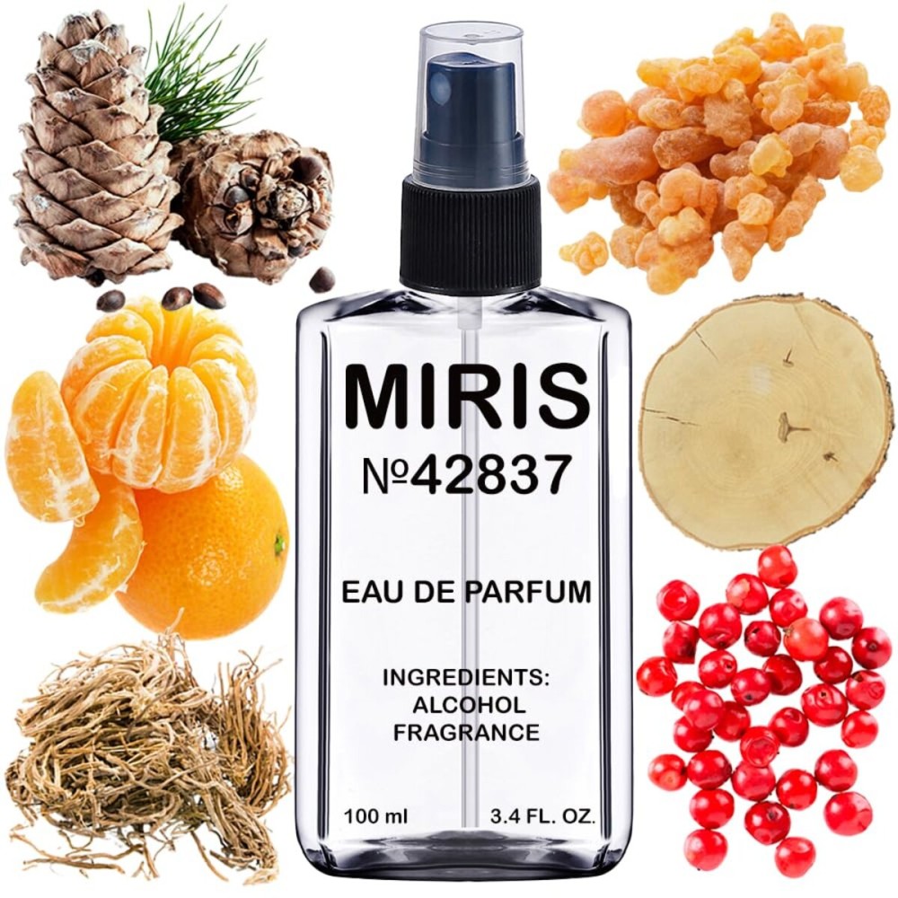 MIRIS No. 42837, Inspired by Gentlemen Only, Long-Lasting Eau de Parfum for Men, Spray 3.4 Fl Oz / 100 ml